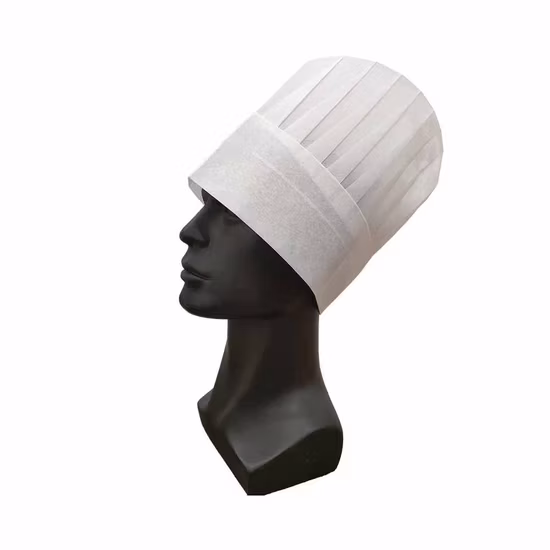 Toque de chef en non tissé blanc (NWC001)